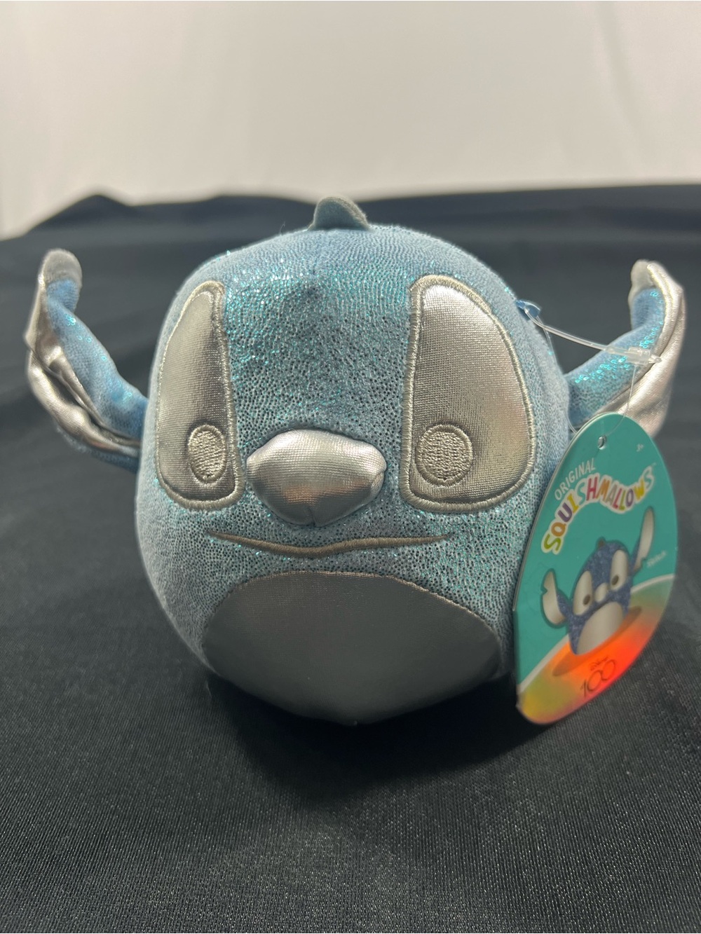 Squishmallows 5” Metallic Teal Stitch Plush Toy with Silver Accents-NWT